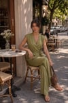 Yeşil Basic Yelek Pantolon Takım Sh241