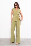Yeşil Basic Yelek Pantolon Takım Sh241