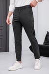 Erkek Antrasit Slim Fit Likralı Armür Desenli Casual Pantolon