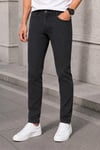 Erkek Antrasit Slim Fit Likralı Dar Paça Kot Pantolon