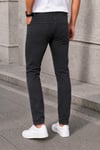 Erkek Antrasit Slim Fit Likralı Dar Paça Kot Pantolon