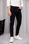 Erkek Antrasit Slim Fit Likralı Dar Paça Kot Pantolon