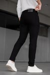 Erkek Siyah Slim Fit Likralı Jean Pantolon