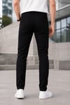 Erkek Siyah Slim Fit Likralı Jean Pantolon