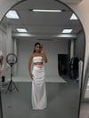 Beyaz Candy Askısız Crop 