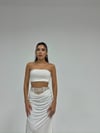 Beyaz Candy Askısız Crop 