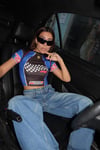 Candy Biker Crop 