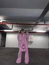 Özel Tasarım Laura Koyu Pembe Simli Bralet