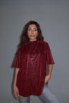 Özel Tasarım Simli  Glitter T-Shirt