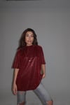 Özel Tasarım Simli  Glitter T-Shirt