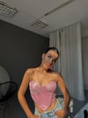 Özel Tasarım Simli Laura Korse Büstiyer