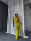 Safety Yellow Degaje Yaka Bluz