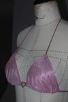 Simli Kalp Detay Bralet