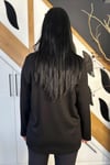 Büyük Beden Blazer Ceket - Siyah