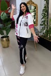 FUŞYA FİLE DETAYLI TASARIM TAKIM