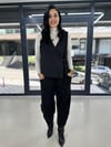 Nubuk yelekli takım