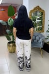 OMUZ DEKOLTELİ TENCEL TASARIM TAKIM