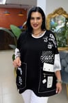 PAMUK BAMBU TASARIM BÜYÜK BEDEN BLUZ
