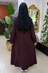 PAYET VE NAKIŞ İŞLİ KEMERLİ GÖMLEK ELBİSE