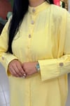 TENCEL HAKİM YAKA GOLD DÜĞMELİ İKİLİ TAKIM