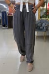 TENCEL TAŞLI BÜYÜK BEDEN PANTOLON