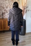 TRİKOLU ÖZEL TASARIM İÇİ KÜRKLÜ MONT
