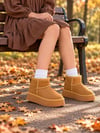 SH POFFY 21-35  DÜZ UGG BOT