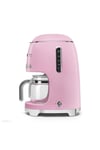 50's Retro Style Pembe Filtre Kahve Makinesi Dcf02pkeu
