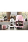 50's Retro Style Pembe Filtre Kahve Makinesi Dcf02pkeu