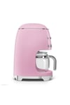 50's Retro Style Pembe Filtre Kahve Makinesi Dcf02pkeu