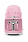 50's Retro Style Pembe Filtre Kahve Makinesi Dcf02pkeu