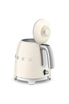 50's Style Klf05creu Retro Mini Kettle Krem