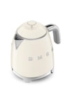 50's Style Klf05creu Retro Mini Kettle Krem