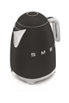 50'S Style Retro MAT Siyah Kettle