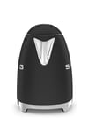 50'S Style Retro MAT Siyah Kettle