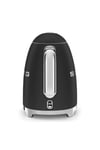 50'S Style Retro MAT Siyah Kettle