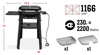 WeberWeber Lumin Compact Black Standlı Elektrikli Barbekü91010879
