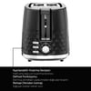 Morphy RichardsMorphy Richards Hive 2 Dilim/ 2 Bölme Ekmek Kızartma Makinesi SiyahMR-THS