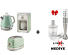 ARIETEAriete Vintage Kettle, Ekmek Kızartma Ve Filtre Kahve Makinesi + Blender Hediye00C286904AR000