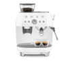SMEG BEYAZ ÖĞÜTÜCÜLÜ ESPRESSO KAHVE MAKİNESİ ECF03BLEUEGF03WHEU