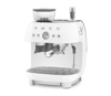 SMEG BEYAZ ÖĞÜTÜCÜLÜ ESPRESSO KAHVE MAKİNESİ ECF03BLEUEGF03WHEU
