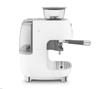 SMEG BEYAZ ÖĞÜTÜCÜLÜ ESPRESSO KAHVE MAKİNESİ ECF03BLEUEGF03WHEU
