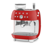 SMEG KIRMIZI ÖĞÜTÜCÜLÜ ESPRESSO KAHVE MAKİNESİ ECF03BLEUEGF03RDEU