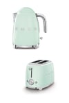 SMEGPastel Yeşil Kettle Ve 2x1 Ekmek Kızartma Makinesi Seti KLF03-TSF01PGEUPastel Yeşil Set