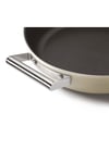 SMEGSMEG Cookware 50'S Style Krem Pilav Tenceresi Cam Kapaklı 28 cm CKFD2811CRM