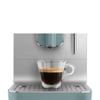 SMEGSüt köpürtme özellikli Espresso Otomatik Kahve Makinesi Zümrüt yeşili 50'ler Stili EstetiğiBCC02EGMEU
