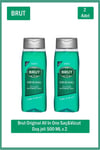 Brut Original Hair&Body Shower Gel 500 ml x 2 adet Duş Jeli 