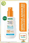 Garnier Ambre Solaire Kids SPF50 Sensitive Advanced 150 ml Güneş Koruyucu Sprey