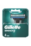 Gillette Mach3 Yedek Tıraş Bıçağı 4'lü