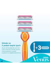 Gillette Venus Simply Tıraş Makinesi 3 Yedek Tıraş Bıçağı